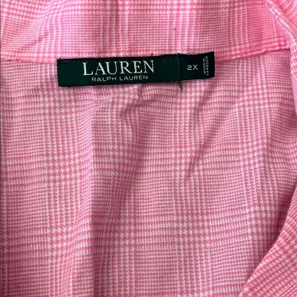Ralph Lauren Pink Flannel Pajamas - Picture 2 of 3